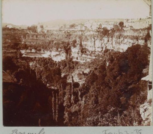 View of a gorge in Bozouls