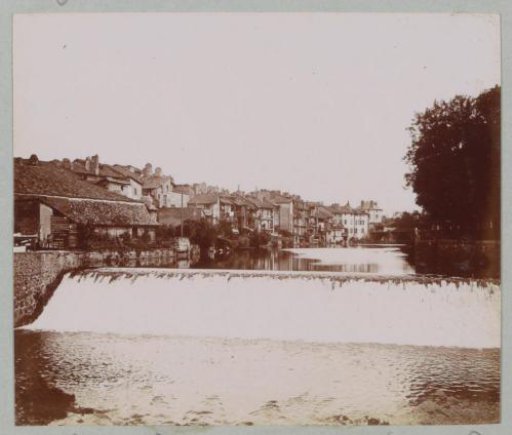 Waterfall in the Jordanne at Aurillac