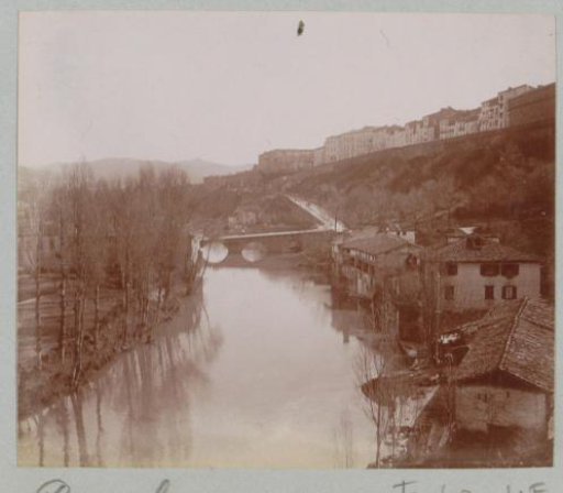 View of Pamplona on the Arga