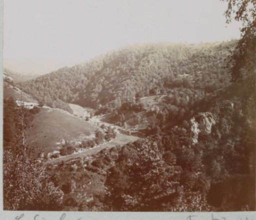View of the valley of the Sioule in the Auvergne