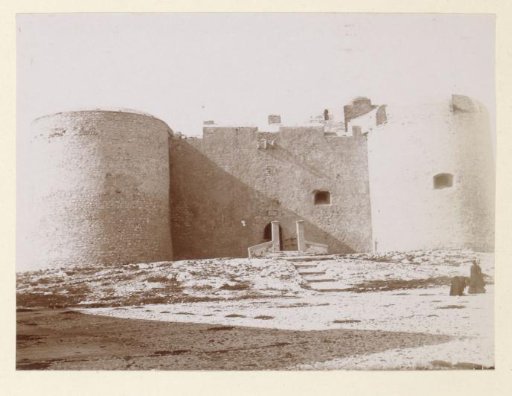 Walls and towers of Château d'If off the coast of Marseille