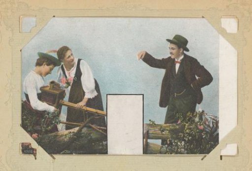 Two women and a man with a camera