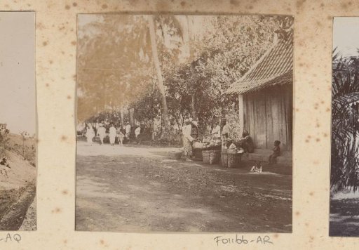 Dutch East Indies, Indonesians before a house