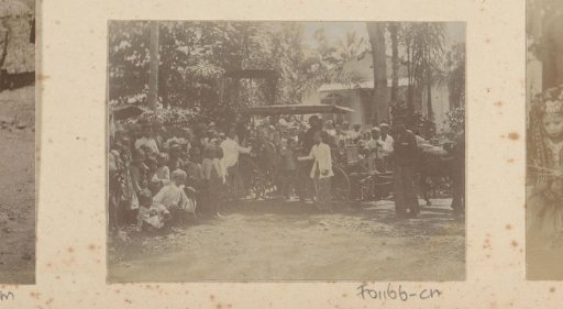 Dutch East Indies, spectators at a celebration
