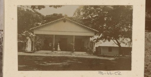Woman on a veranda