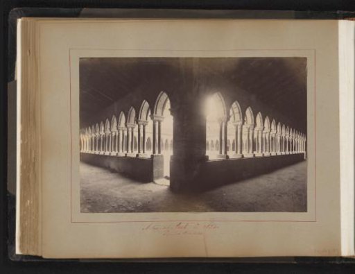 Cloister walk in the Abbey of Sainte-Marie at Arles-sur-Tech