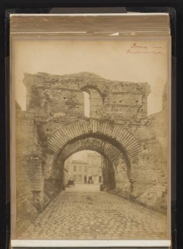 Ruins of the amphitheater in Bordeaux