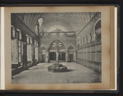 Interior of the Château de Pierrefonds