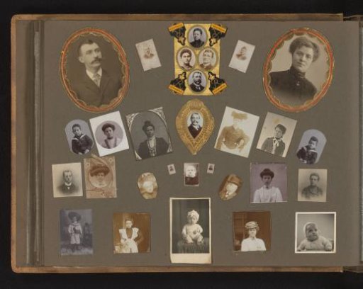 Photocollage of twenty-nine portraits