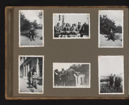Various Images Including a Group Portrait