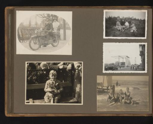 Various Images Including a Portrait of a Boy with a Young Tiger