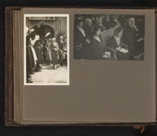 Two Photographs of Princess Juliana at Official Occasions