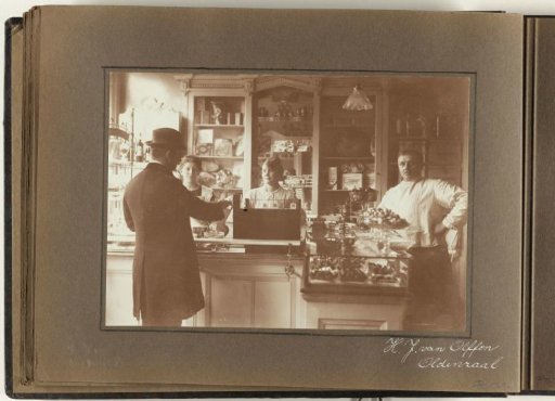 Interior of the Chocolate Shop of H.J. van Olffen, Oldenzaal