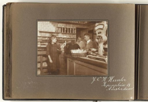 Interior of the Grocery Shop of J.C.H. Hesseler, Iepenplein 13, Amsterdam
