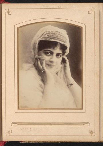 Portrait of a woman with veil