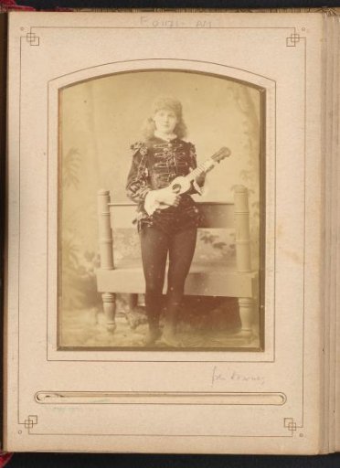 Portrait of a Woman with a Ukelele