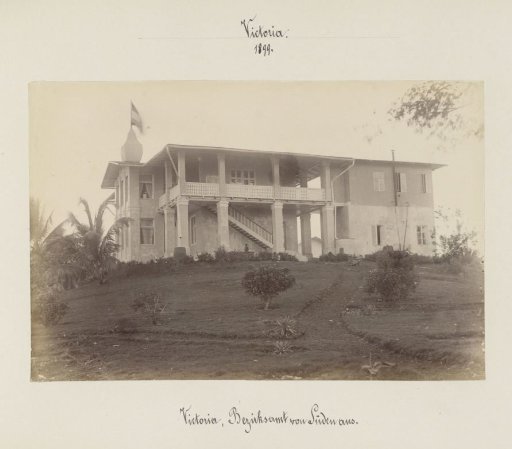 Exterior of a district building in Victoria (Cameroon)