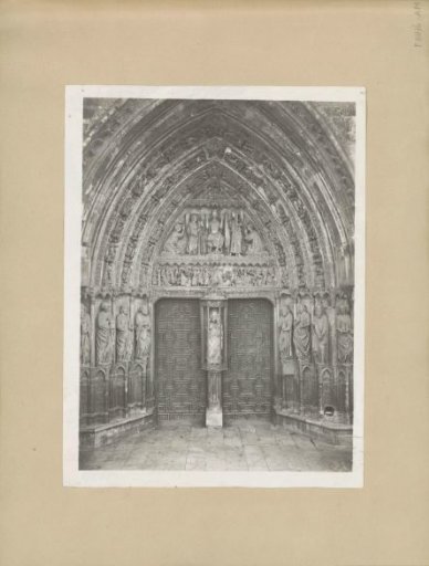Church portal with sculptures
