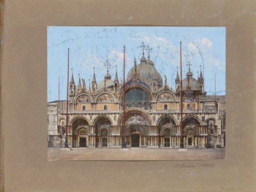 Facade of the basilica of San Marco in Venice