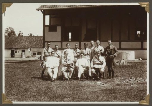 Group Portrait of the Technical Command and Detachment Commanders of the Field Police in Lampong