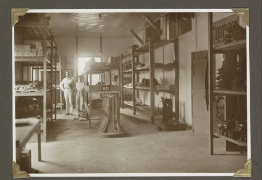 Interior of a police warehouse in Lampong