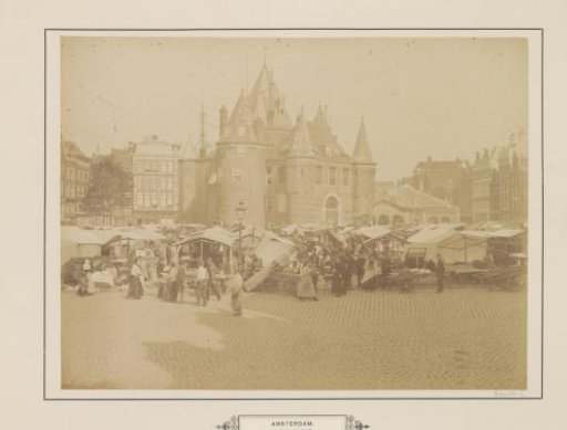 View of the Waaggebouw on the Nieuwmarkt