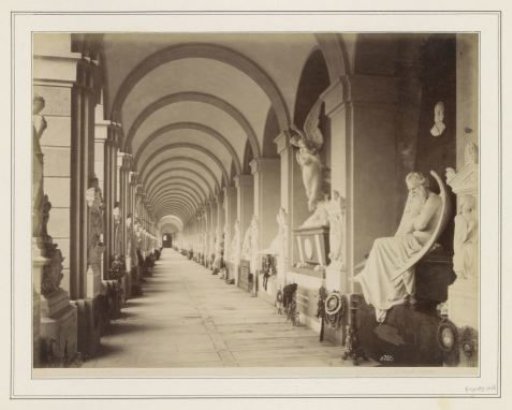 Gallery on the Staglieno Cemetery in Genoa