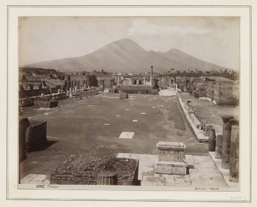 View of the Forum at Pompeii