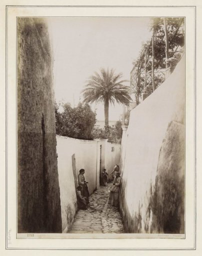 Women and Children in an Alley on Capri