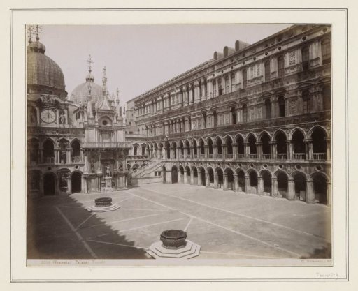 Courtyard of the Doge's Palace in Venice