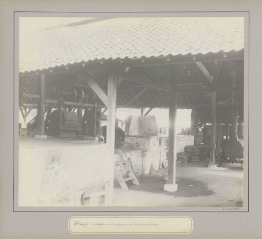 Smelting installation of a tin company in Belinyu