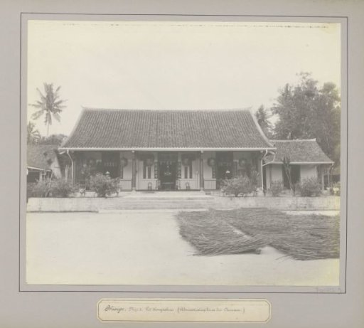 Chinese administrative house at a tin company in Belinyu