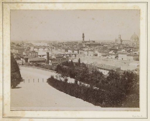 View of Florence from the Viale de Celli