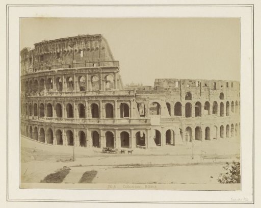 View of the Colosseum in Rome
