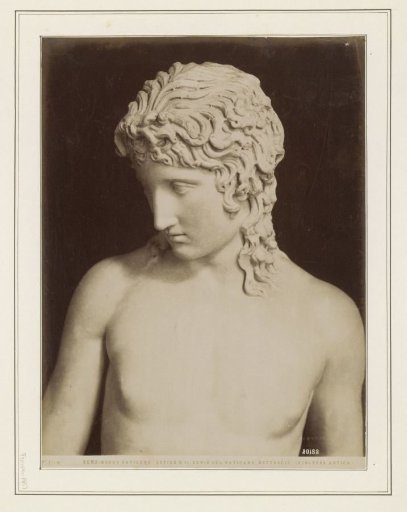 Detail of the statue of Cupid