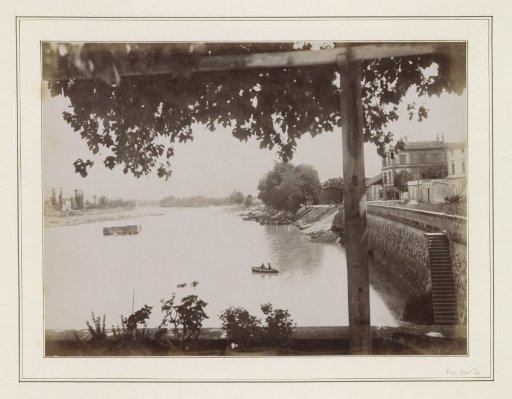 View of (presumably) the Arno near Florence