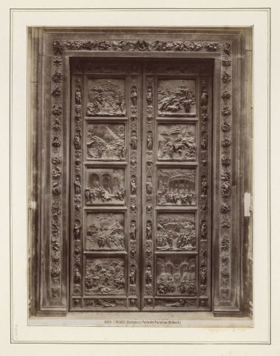 Porta del Paradiso (Doors of Paradise) of the Baptistery of the Cathedral of Florence