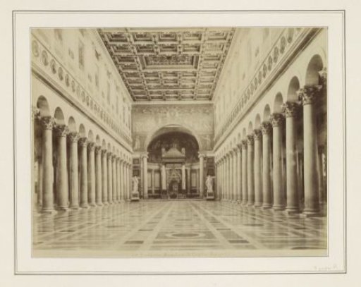 Interior of St. Paul Outside the Walls in Rome