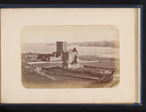 View of Iona Abbey and St. Oran's Chapel