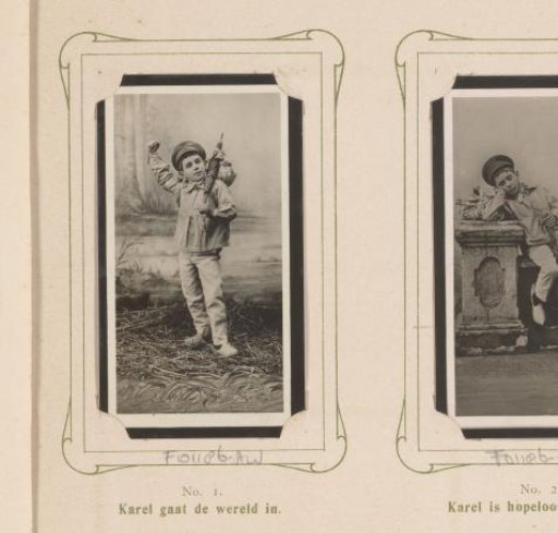 Portrait of a boy with a knapsack