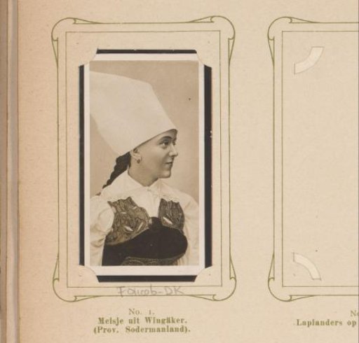 Swedish Woman in Traditional Dress