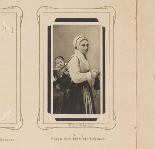 Swedish Woman with Child on Her Back