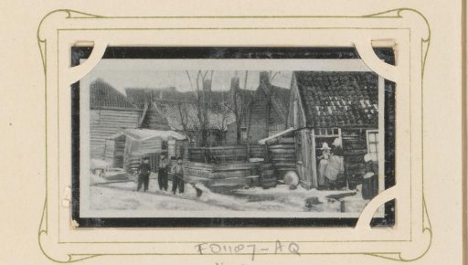 Village View with Snow