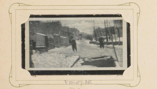 Village View with Snow and Ice