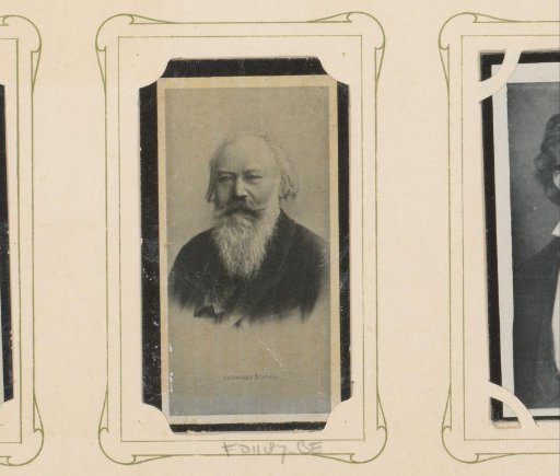 Portrait of Johannes Brahms