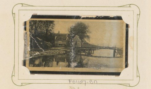 View of the hamlet Haaldersbroek in Zaandam