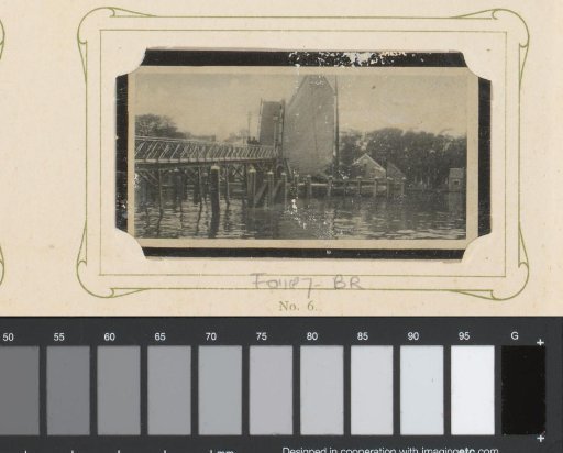 View of a weighbridge in Zaandam