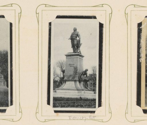 Statue of Frans Hals in Florapark, Haarlem