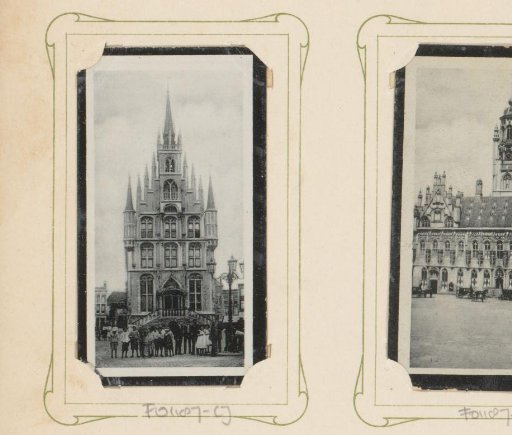 View of the town hall of Gouda
