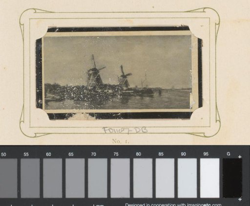 Reproduction of The Two Windmills by Jacob Maris